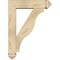 Ekena Millwork Funston Arts and Crafts Rough Sawn Bracket w/ Offset Brace, Douglas Fir, 6"W x 22"D x 30"H BKT0604X22X30FST03RDF - alternate 3